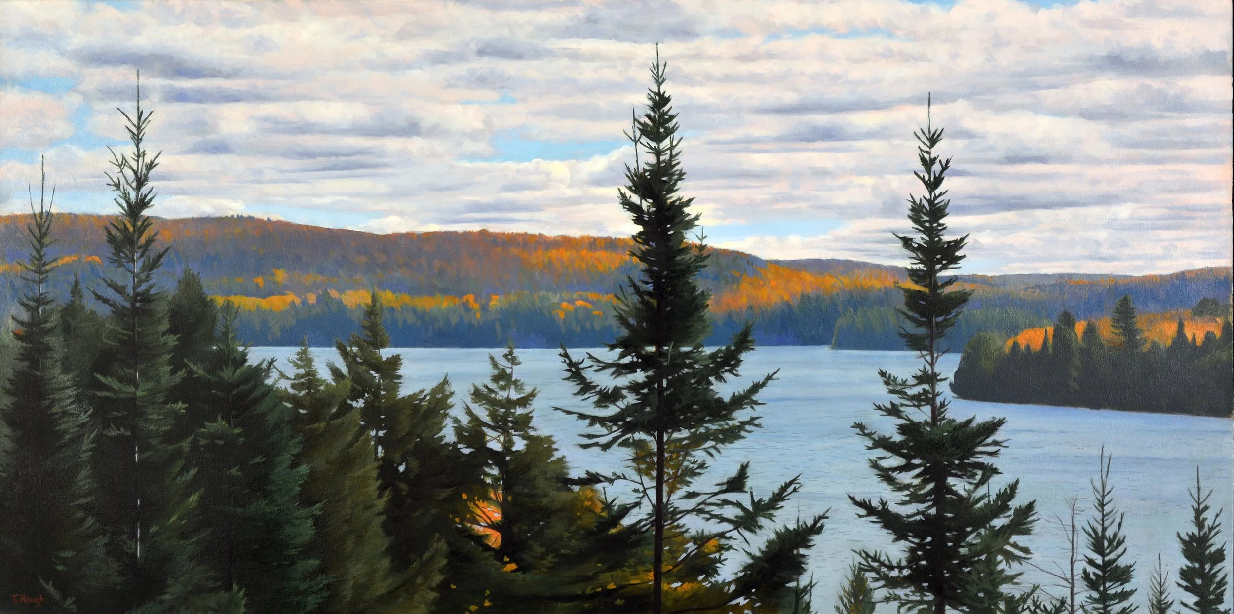 Smoke Lake, oil on canvas, 24" X 36" Sold