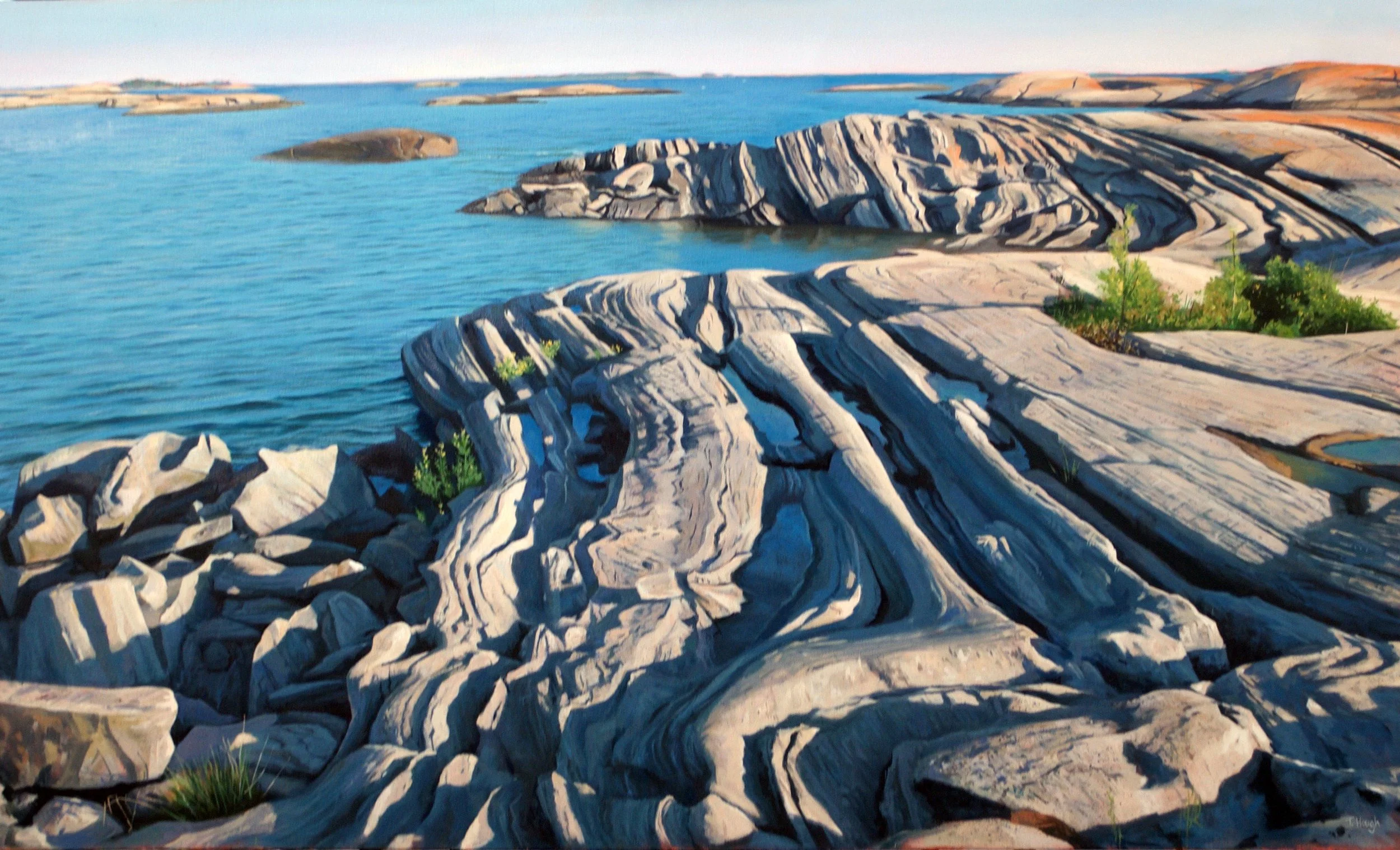 Franklin Island II, oil on canvas, 30" X 50" Sold