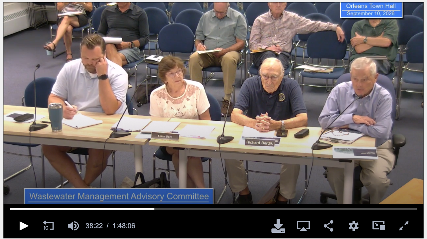 9/10 Orleans Wastewater Management Advisory Committee Joint Finance
