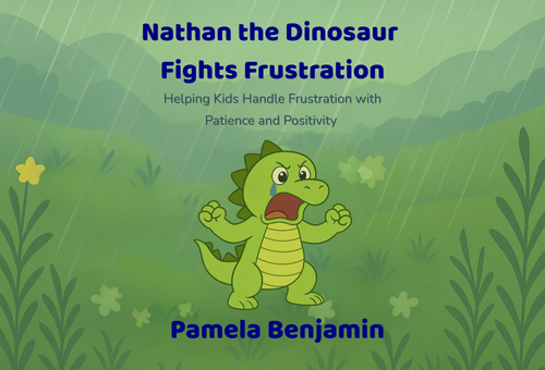 A gentle children’s story about a dinosaur who learns ways to handle his frustration using his Dino Tools. For ages 3-7. Click on image see Amazon listing.