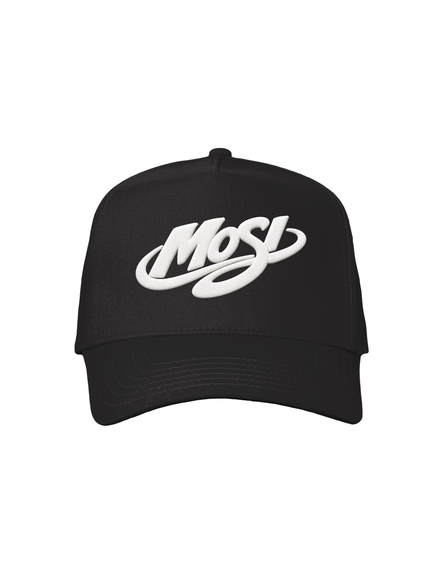 Mosi Logo Puff Ink Five Panel Snapback.png