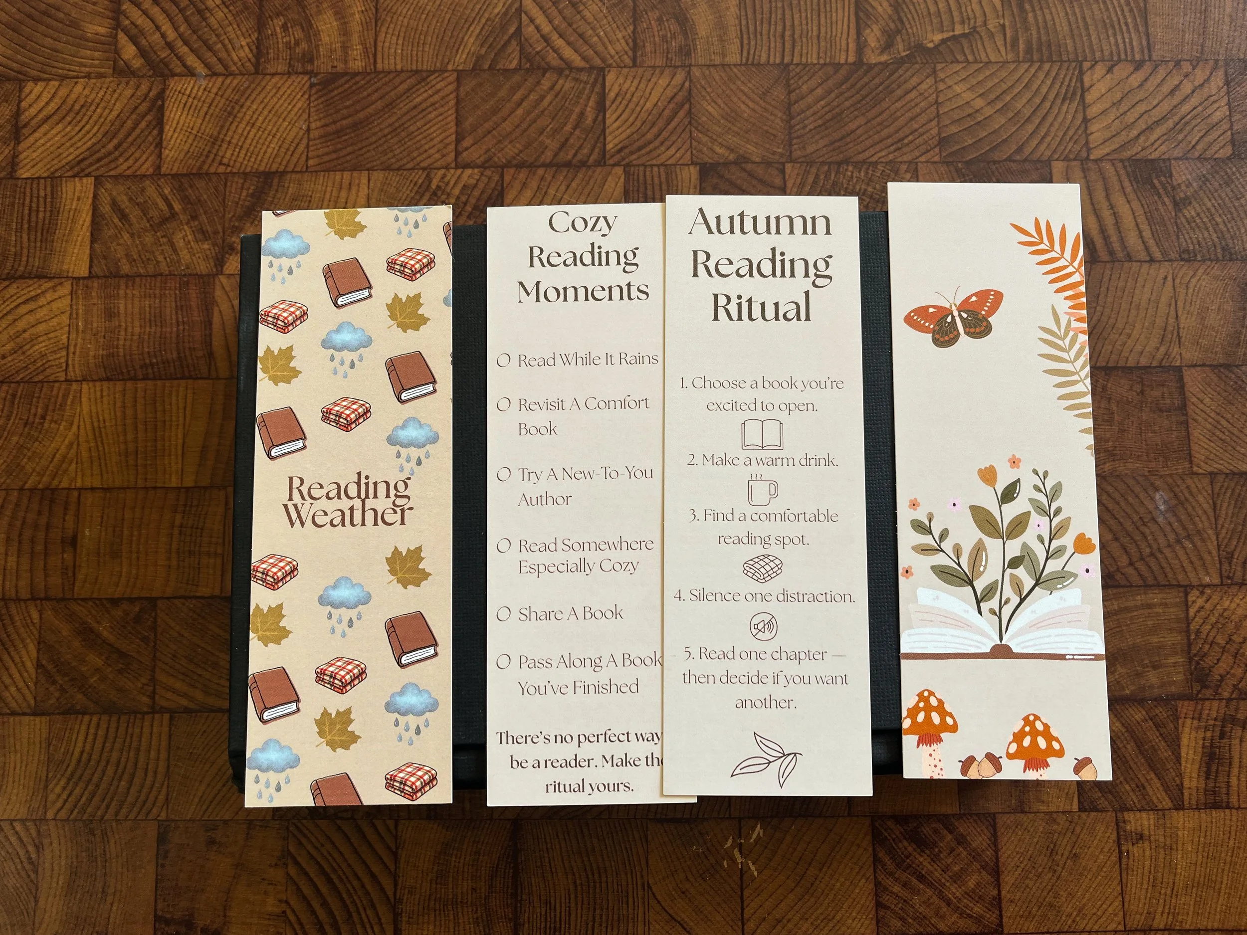 Cozy Fall Bookmark Bundle