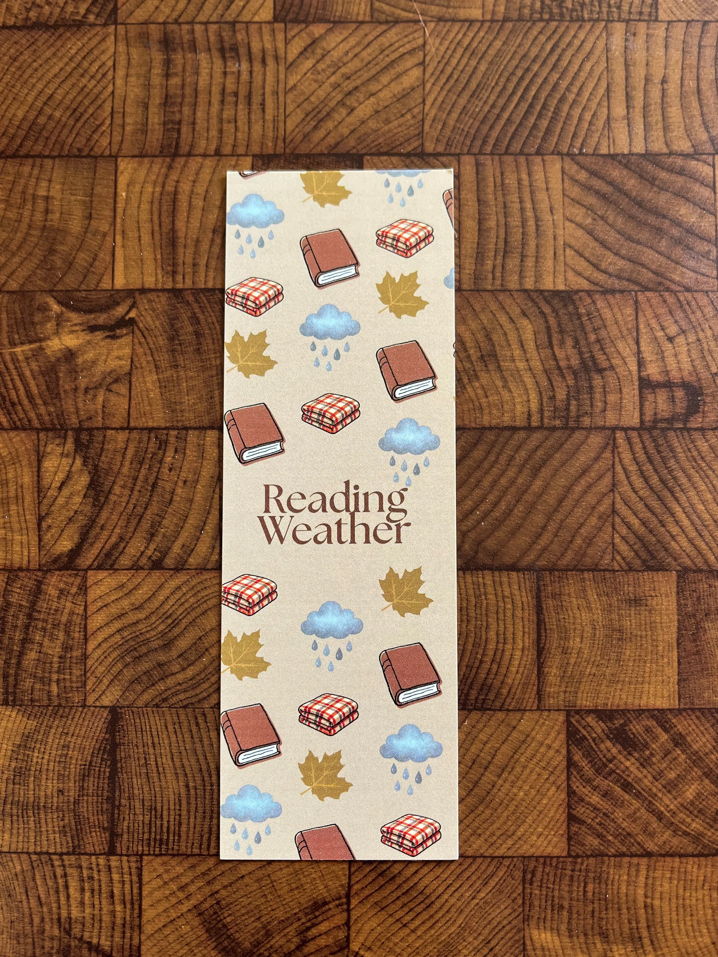 Reading Weather Bookmark