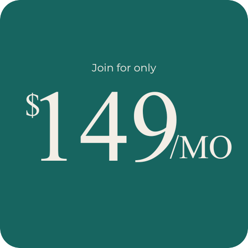 Advertisement for a membership or subscription service costing $149 per month.