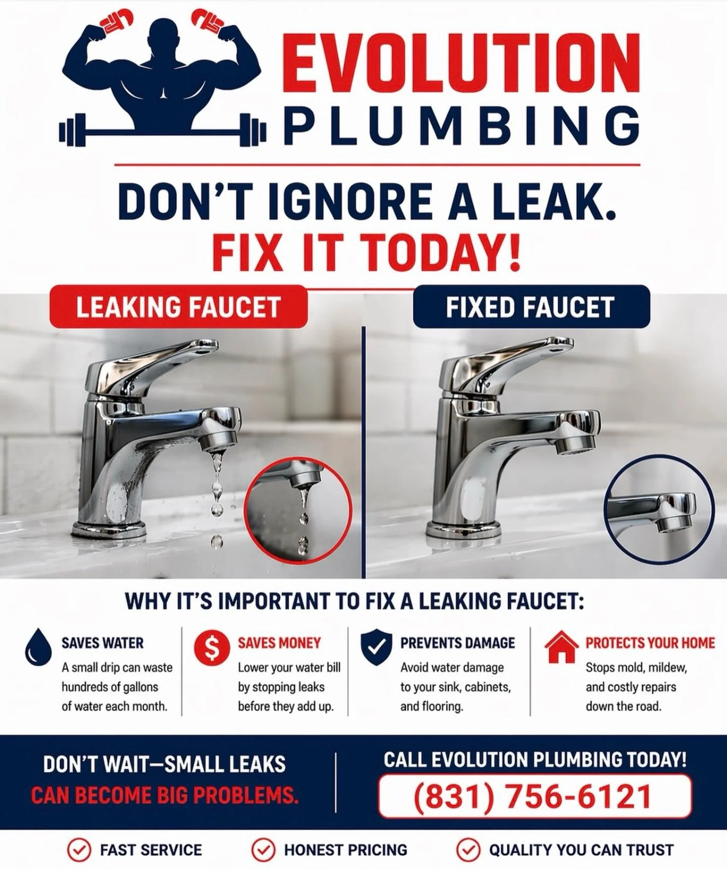 Fixing a bathroom or kitchen faucet leak is crucial. Even a small drip wastes water and raises your bill. #plumbing #plumbinglife👷