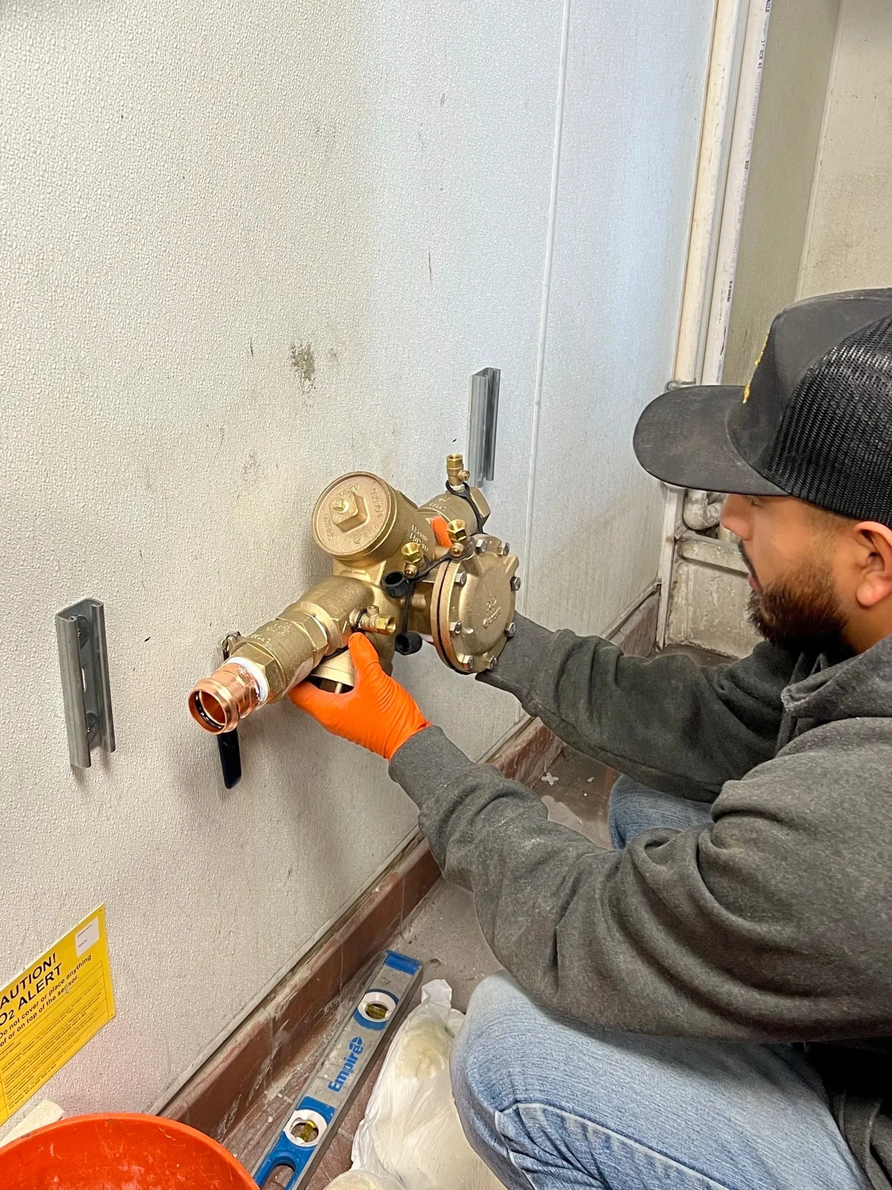 Evolution Plumbing performing professional plumbing installation in Watsonville, CA.