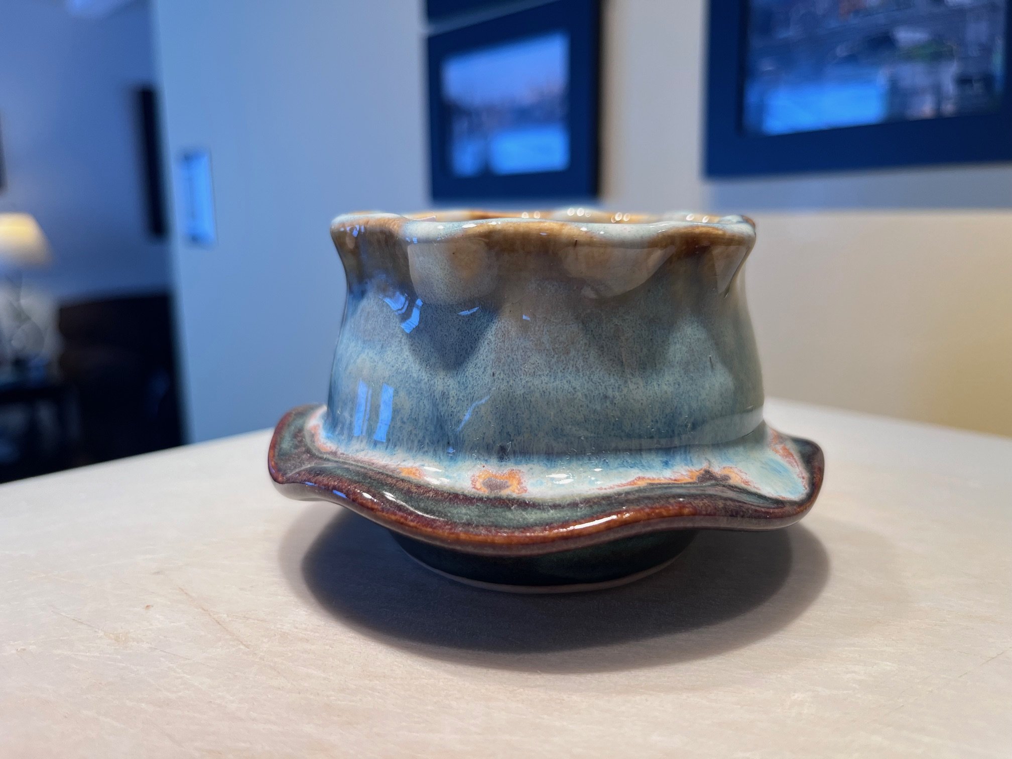 Pot with Accented Rim