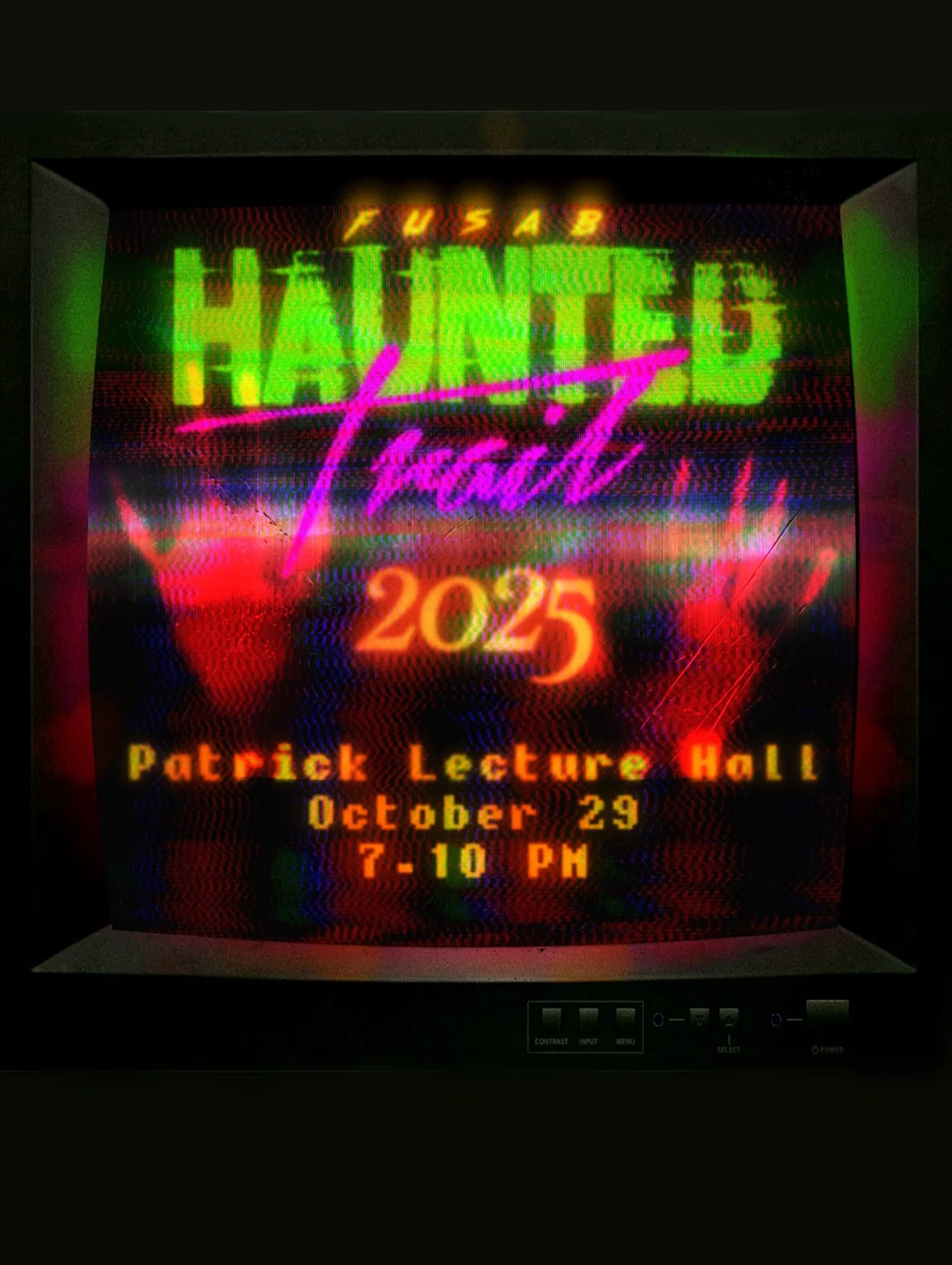 🎥 FUSAB Presents: A Cinema of Screams 🎞️
FUSAB&rsquo;s Haunted Trail is back&mdash;on October 29th from 7&ndash;10 PM at Patrick Lecture Hall! Step into Furman&rsquo;s very own haunted house and experience the terror firsthand&hellip; if you dare ?