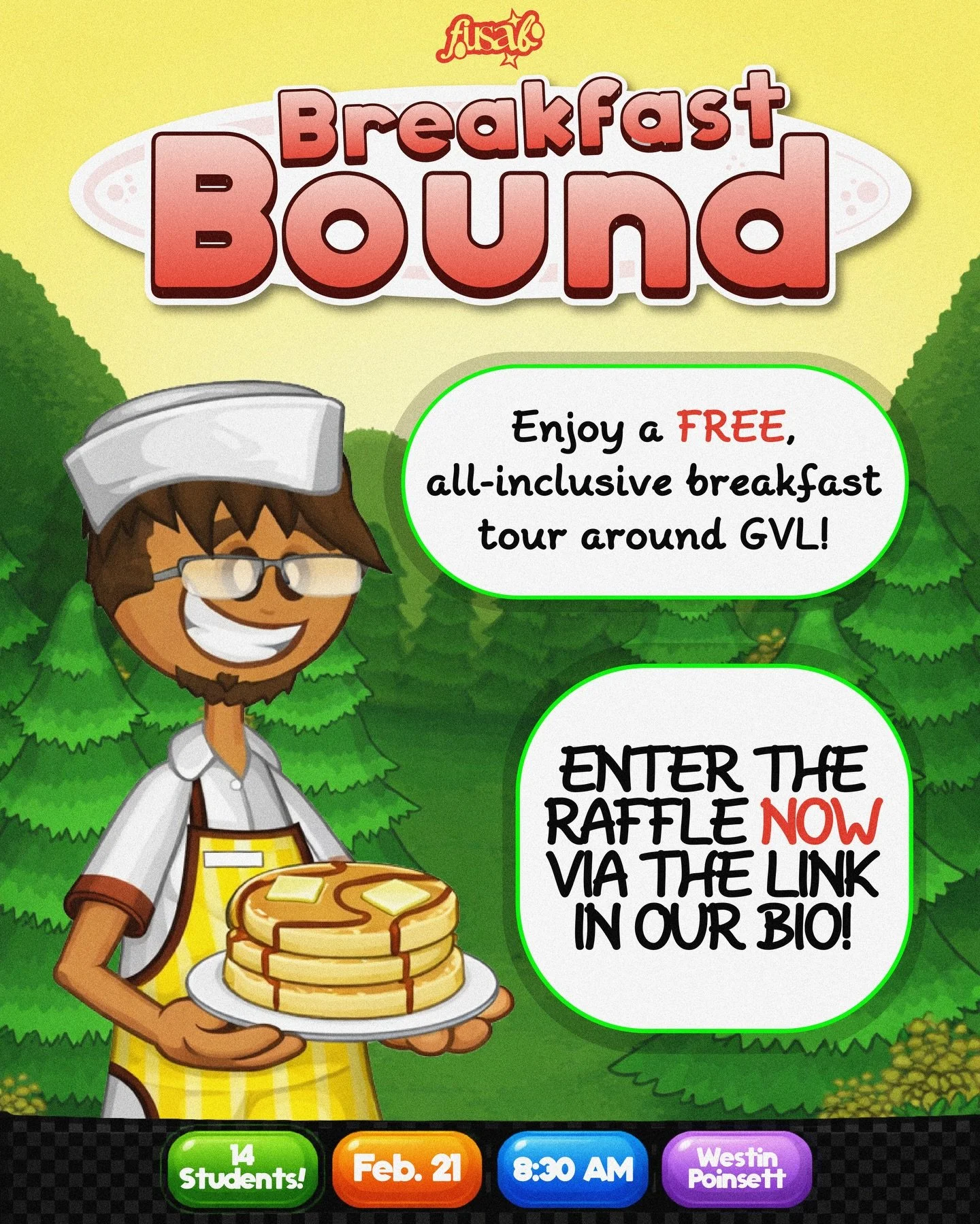 Order up!!! 🍳🥓

It&rsquo;s time for Breakfast Bound &mdash; A unique breakfast tour of Greenville, SC! 🥞🍳🥣

Join us on Saturday, February 21st from 8:30&ndash;10:00 AM for an immersive breakfast tour through some of Greenville&rsquo;s most loved