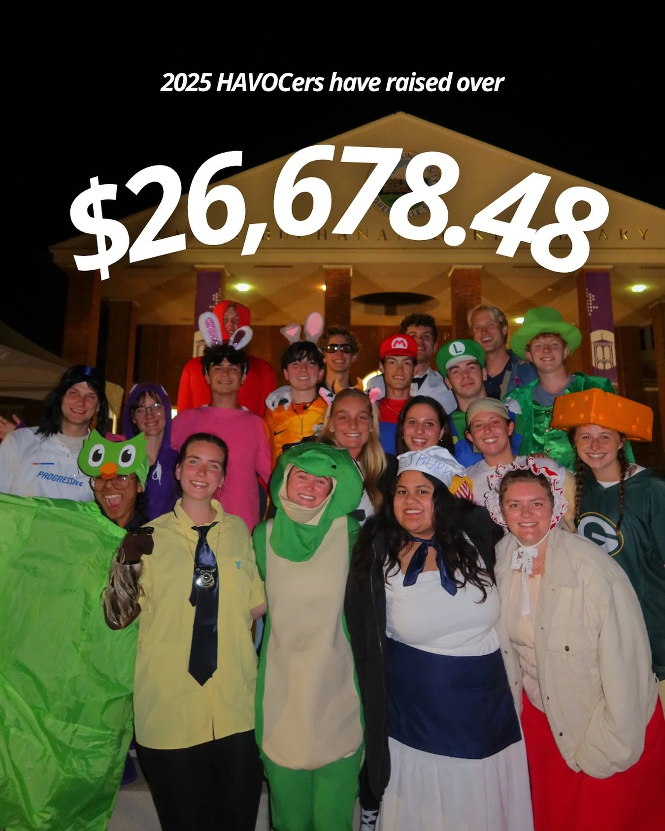 As the remaining HAVOCers move into their 3rd competition and elimination rounds, we want to recognize the hard work of ALL 20 HAVOCers! As of 5 PM yesterday, $26,678.48 has been raised for various local and global charities! 🔥🎈🥳 And that doesn&rs