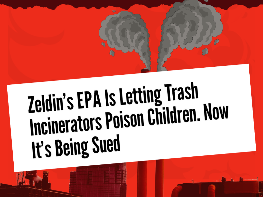 Response to Lawsuit over Trump EPA’s Failure to Protect Communities from Trash Incinerator Pollution