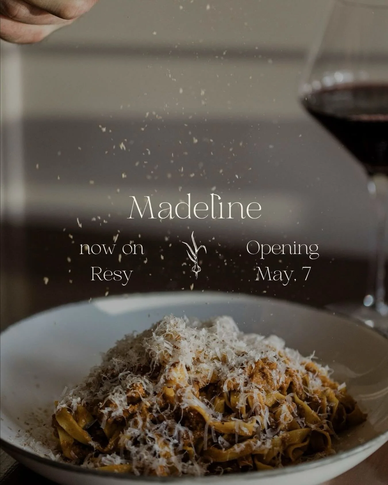We&rsquo;re officially live on Resy with reservations starting Wednesday, May 7. Today also happens to be baby Madeline&rsquo;s first birthday, so it feels right. We can&rsquo;t wait to show you what we&rsquo;ve been working on and share the magic of
