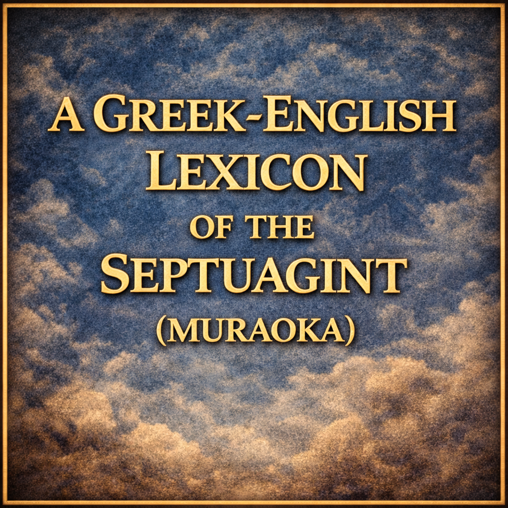 A Greek-English Lexicon of the Septuagint (Muraoka)