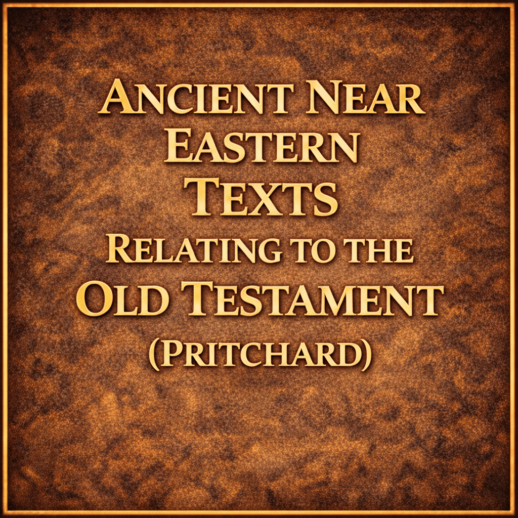 Ancient Near Eastern Texts Relating To The Old Testament (Pritchard)