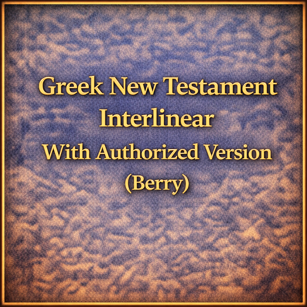 Greek New Testament Interlinear With Authorized Version (Berry)