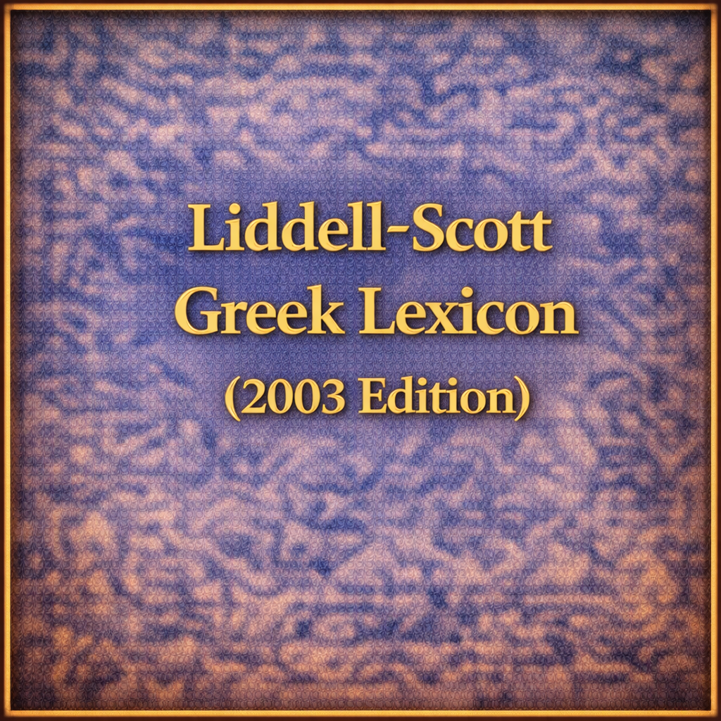 Liddell-Scott Greek Lexicon (2003 Edition)