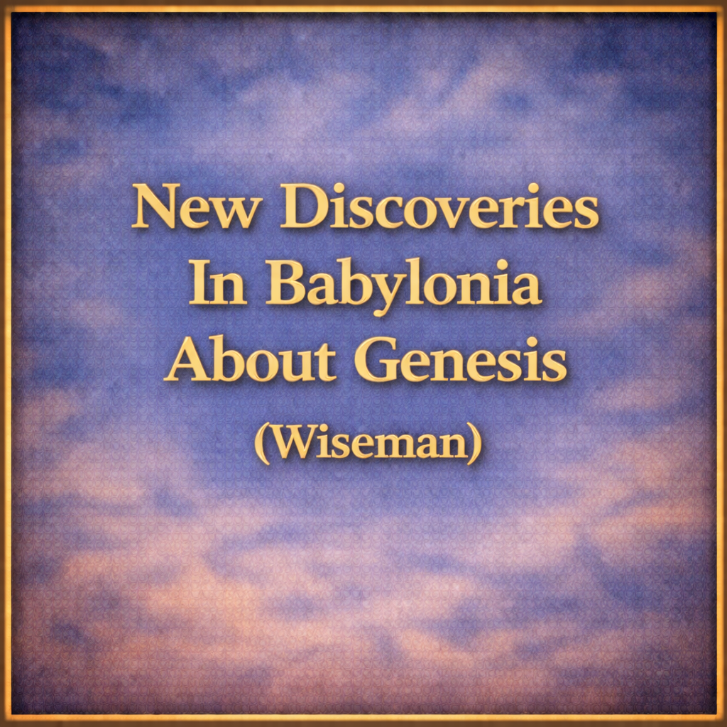New Discoveries In Babylonia About Genesis (Wiseman)