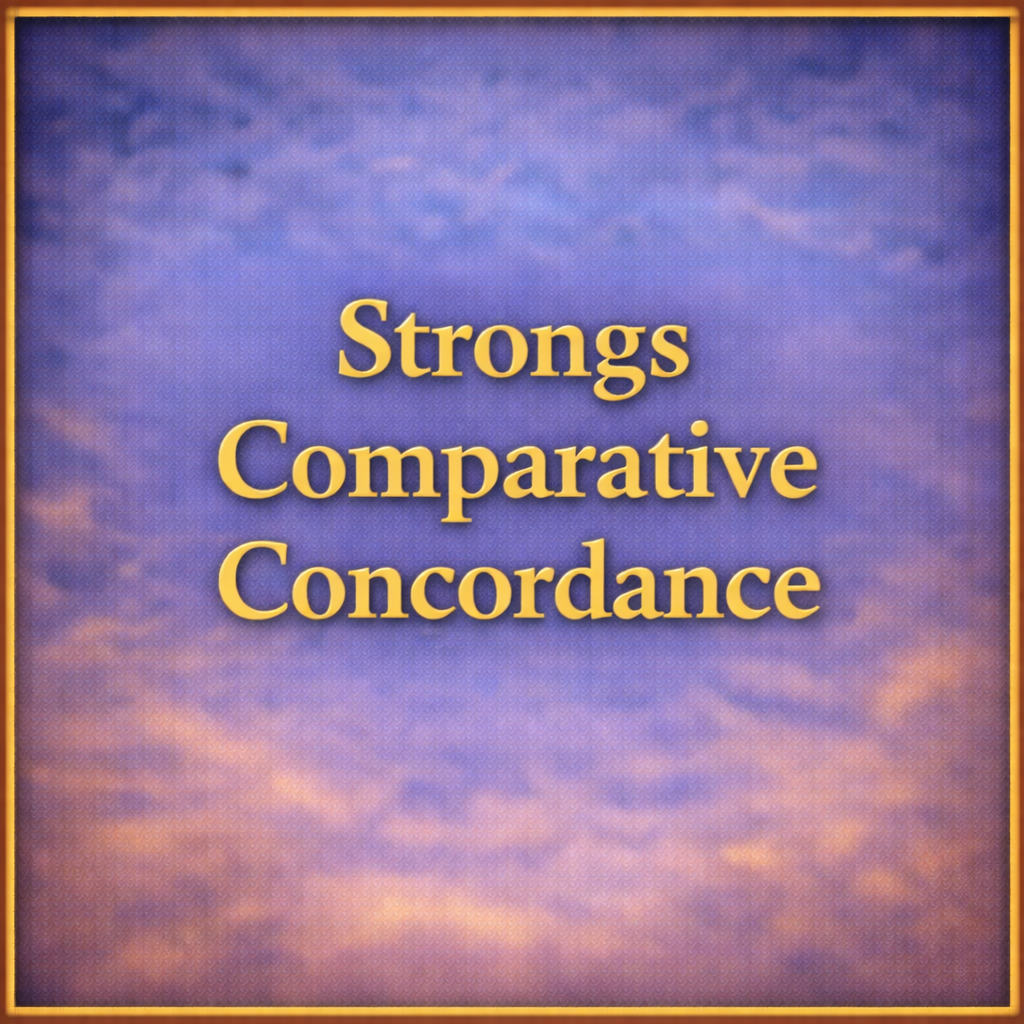 Strongs Comparative Concordance