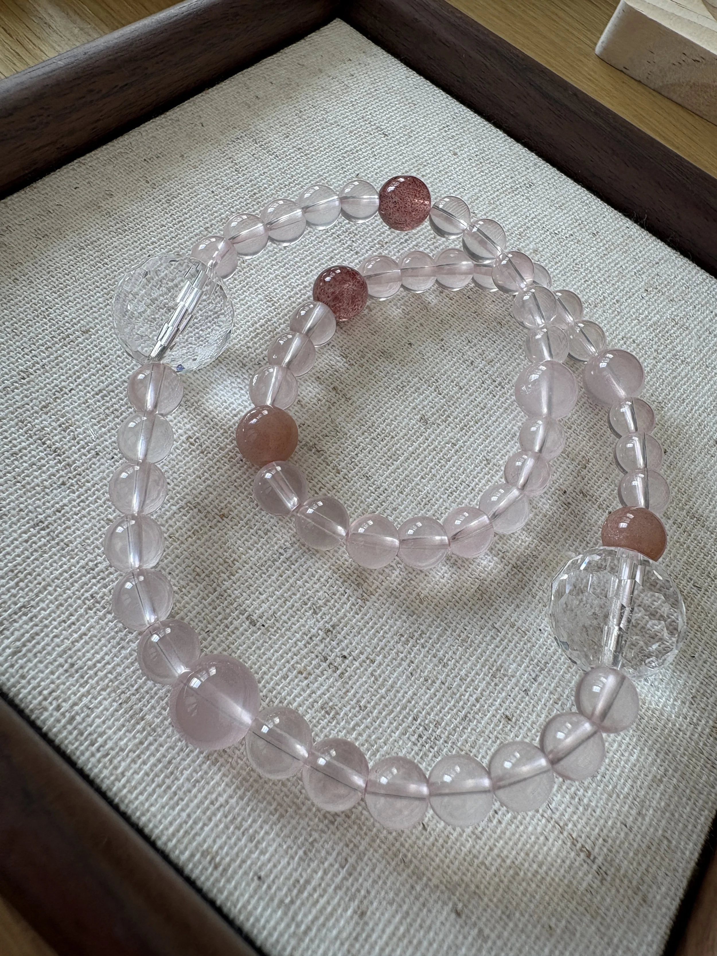 Pink Crystal Necklace