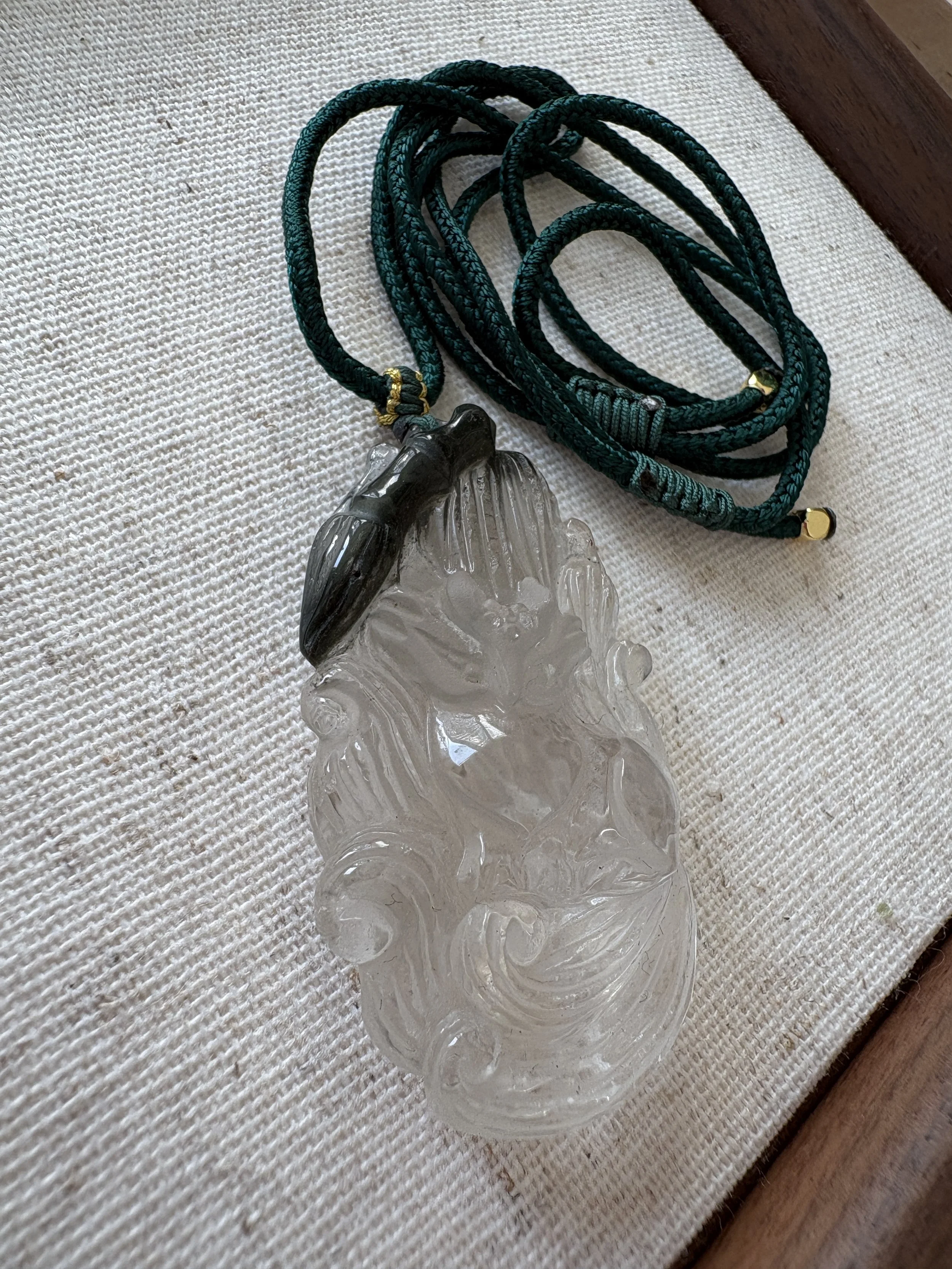 Fox Design Clear Crystal Pendant