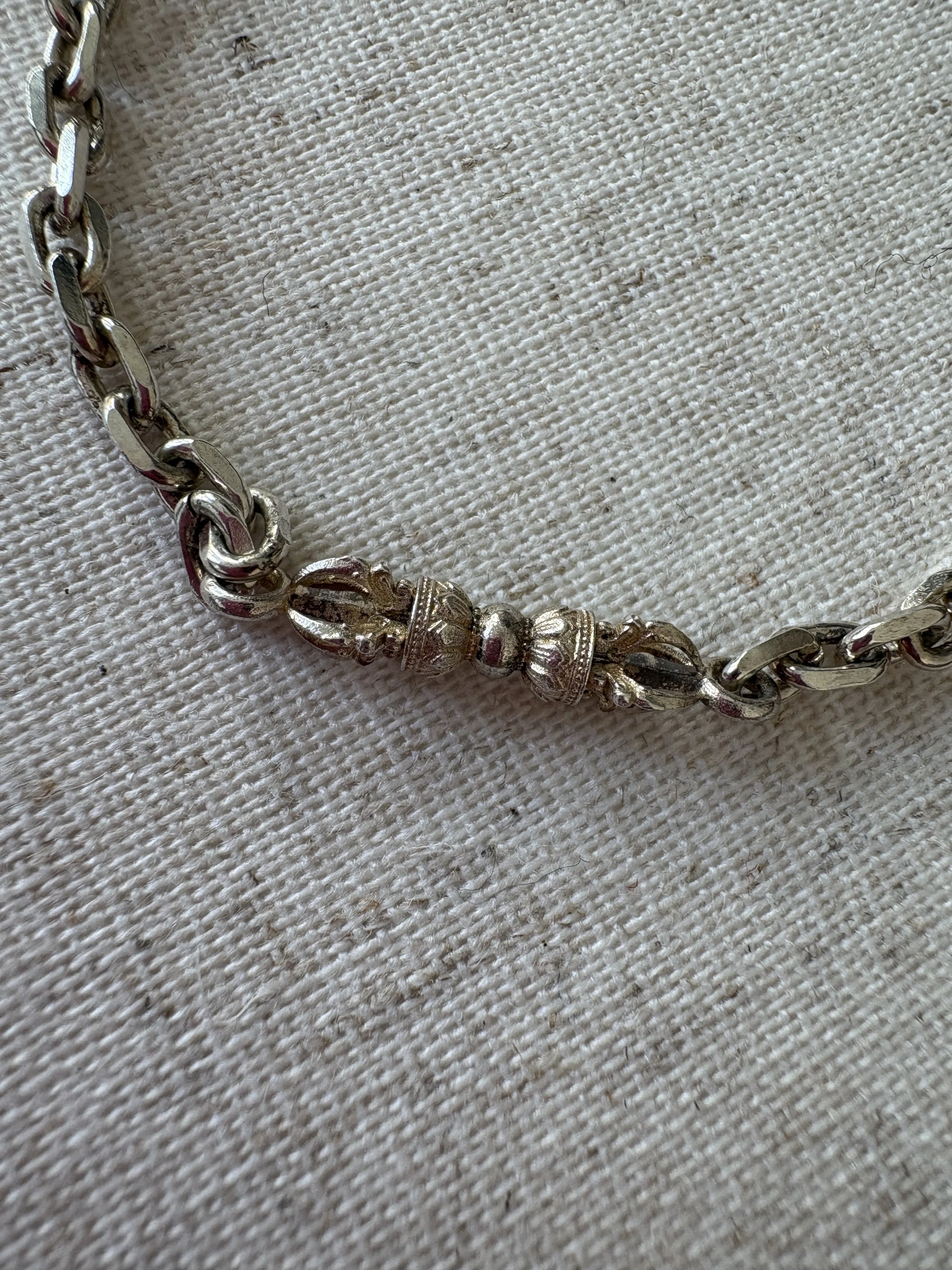 Pure Silver Vajra Bracelet