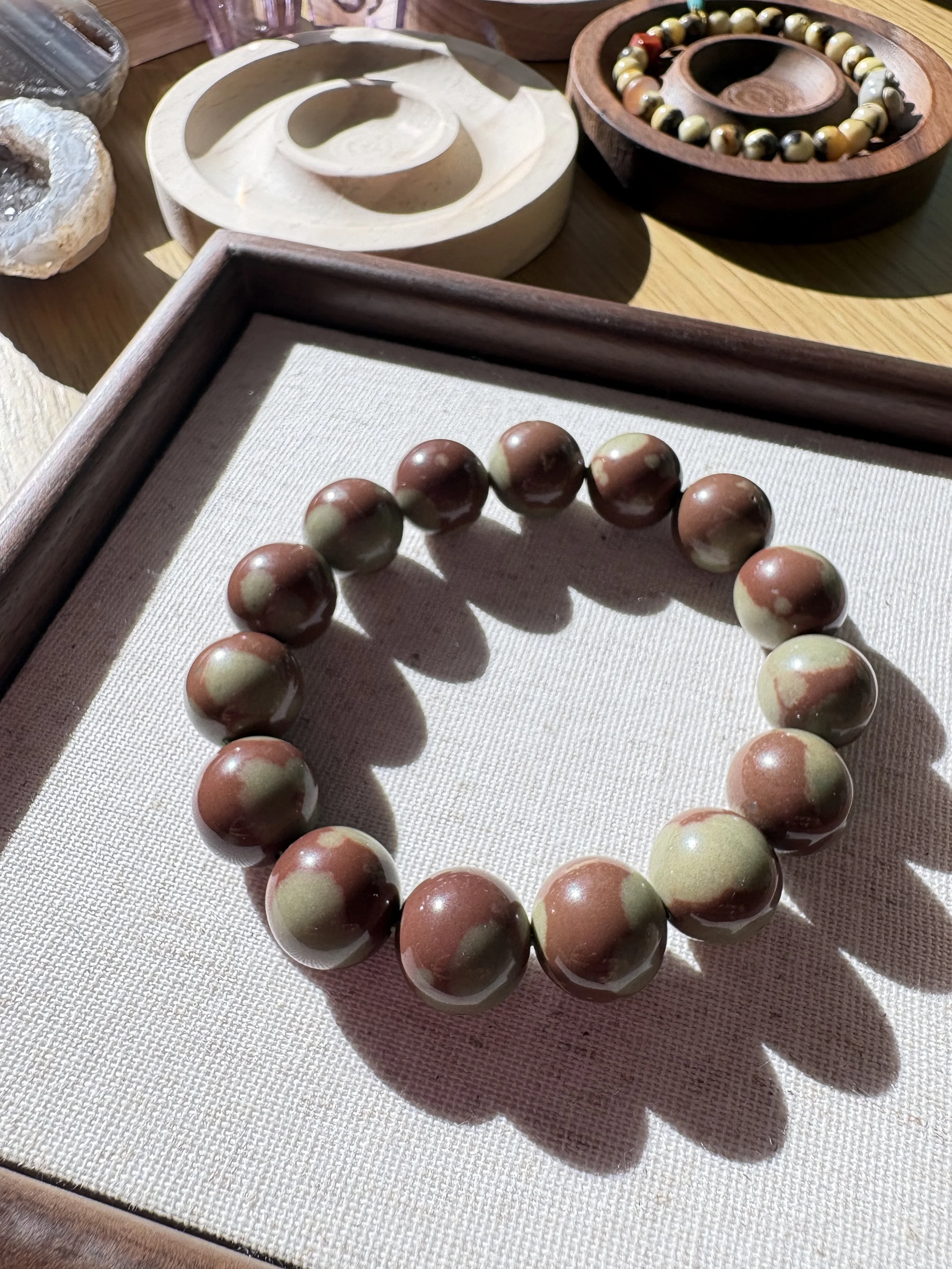 Earth Tone Stone Bracelet