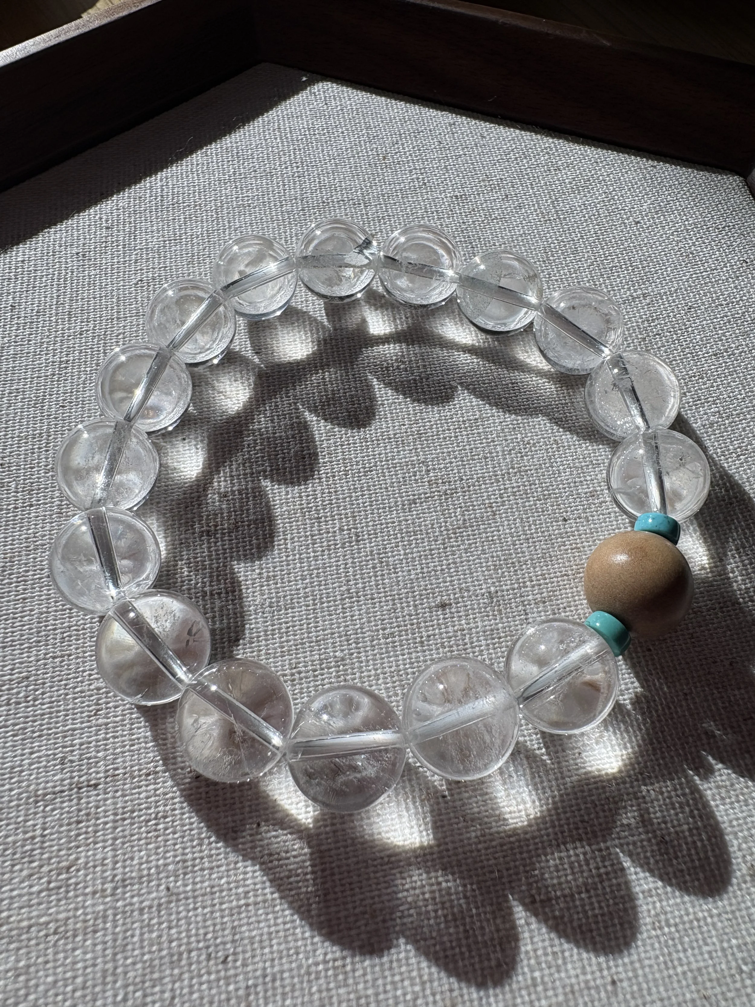 Serene Glow White Crystal Bracelet