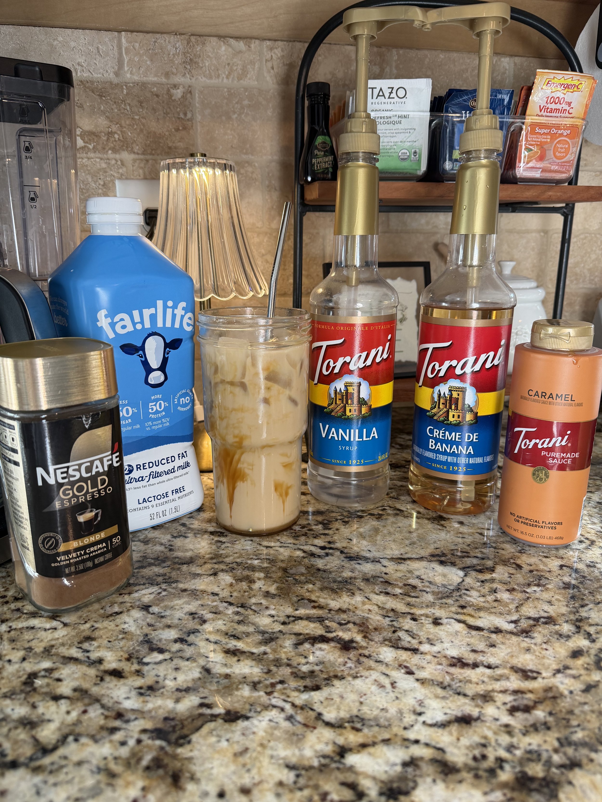 Vanilla Banana Protein Coffee