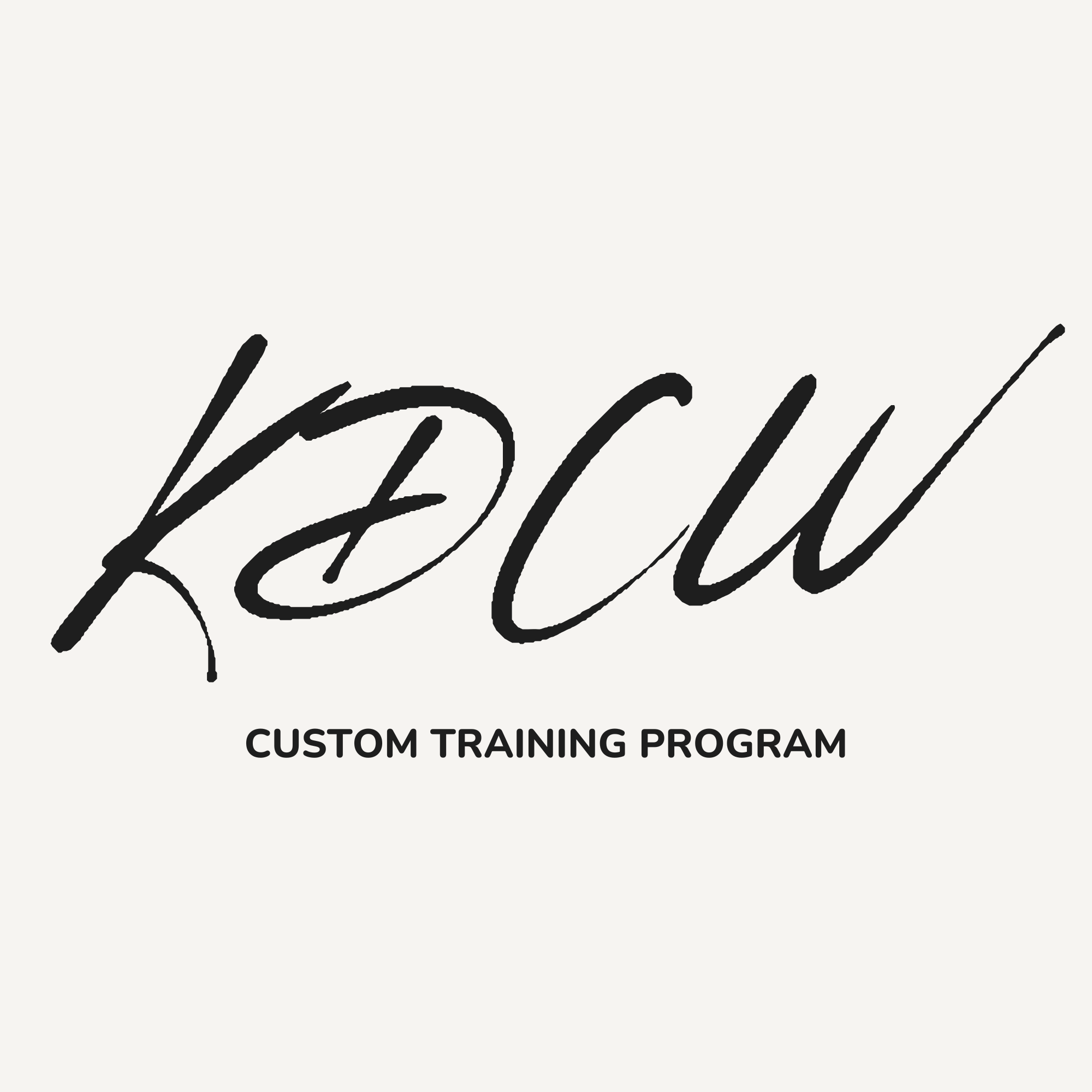 Individualized Training Plan