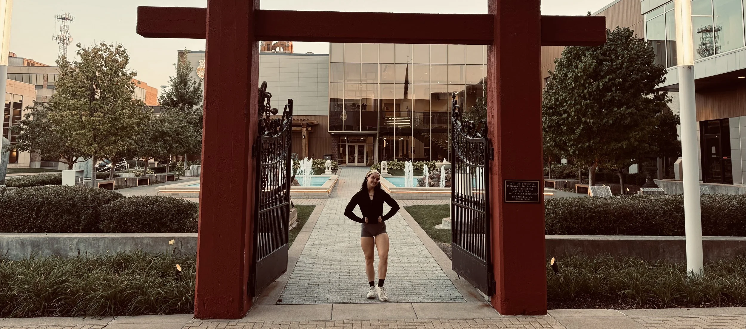 Welcome image of a personal trainer facing forward and posing