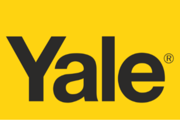 Yale logo with black text on a yellow background.