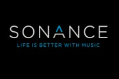 Sonance logo with the tagline 'Life is better with music'