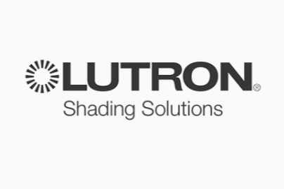 Lutron logo with the words 'Lutron Shading Solutions' underneath.