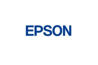Epson logo in blue text on a white background.
