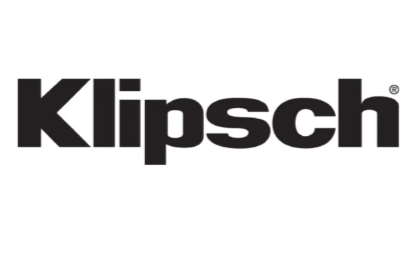 Klipsch logo in black text on a white background