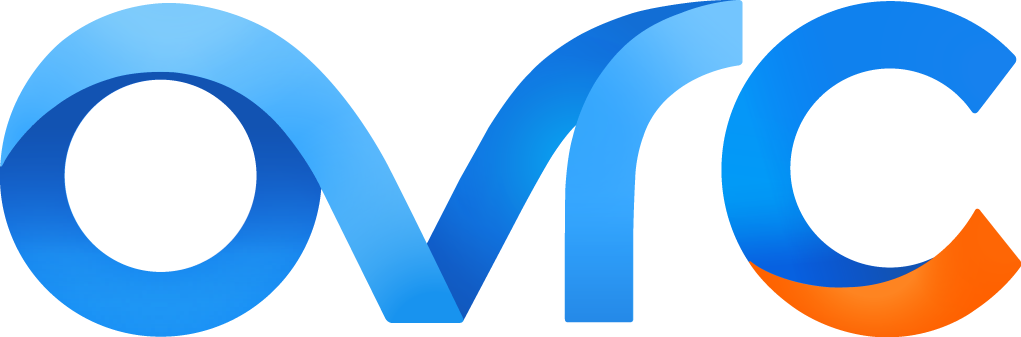 Close-up of a computer screen displaying the Intel logo with blue and orange colors.
