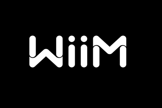 The WiM logo in white on a black background.