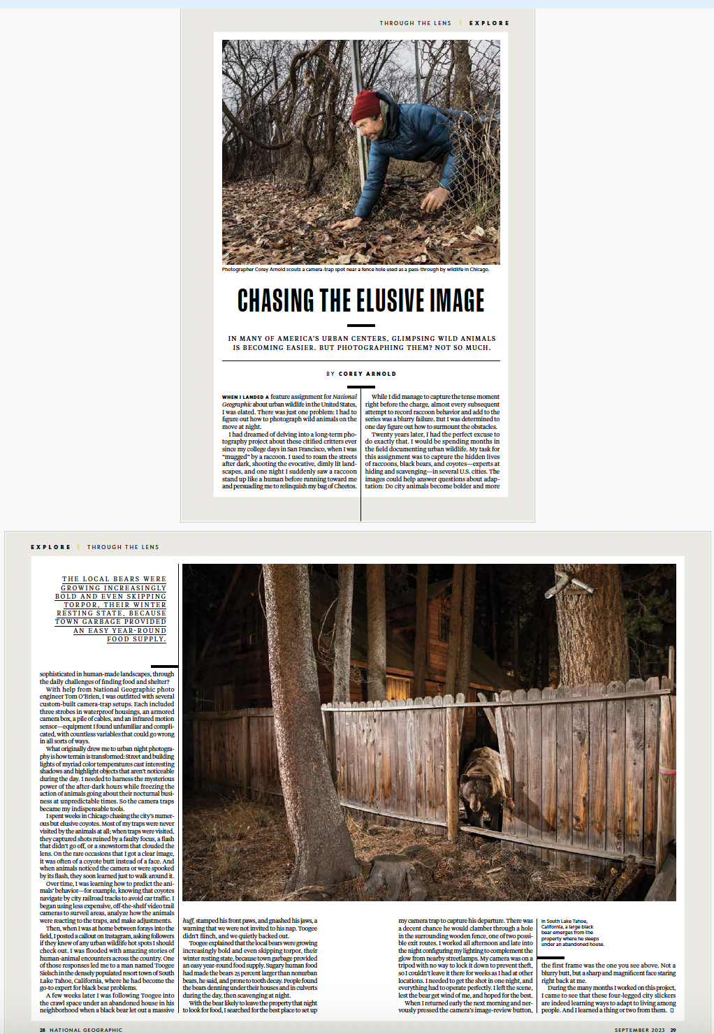 National Geographic's Through the Lens story by Corey Arnold