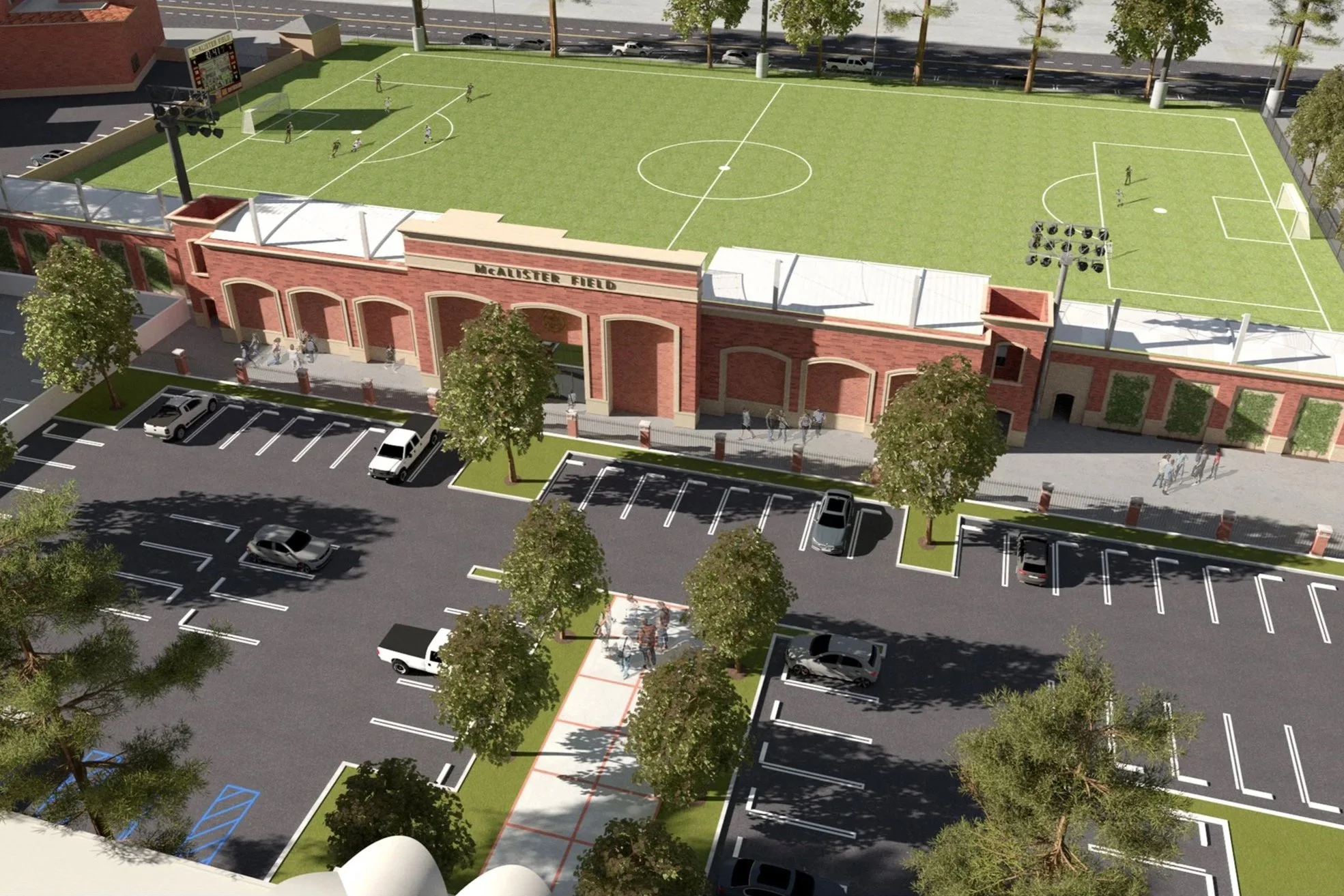 Stadium Bird's Eye View