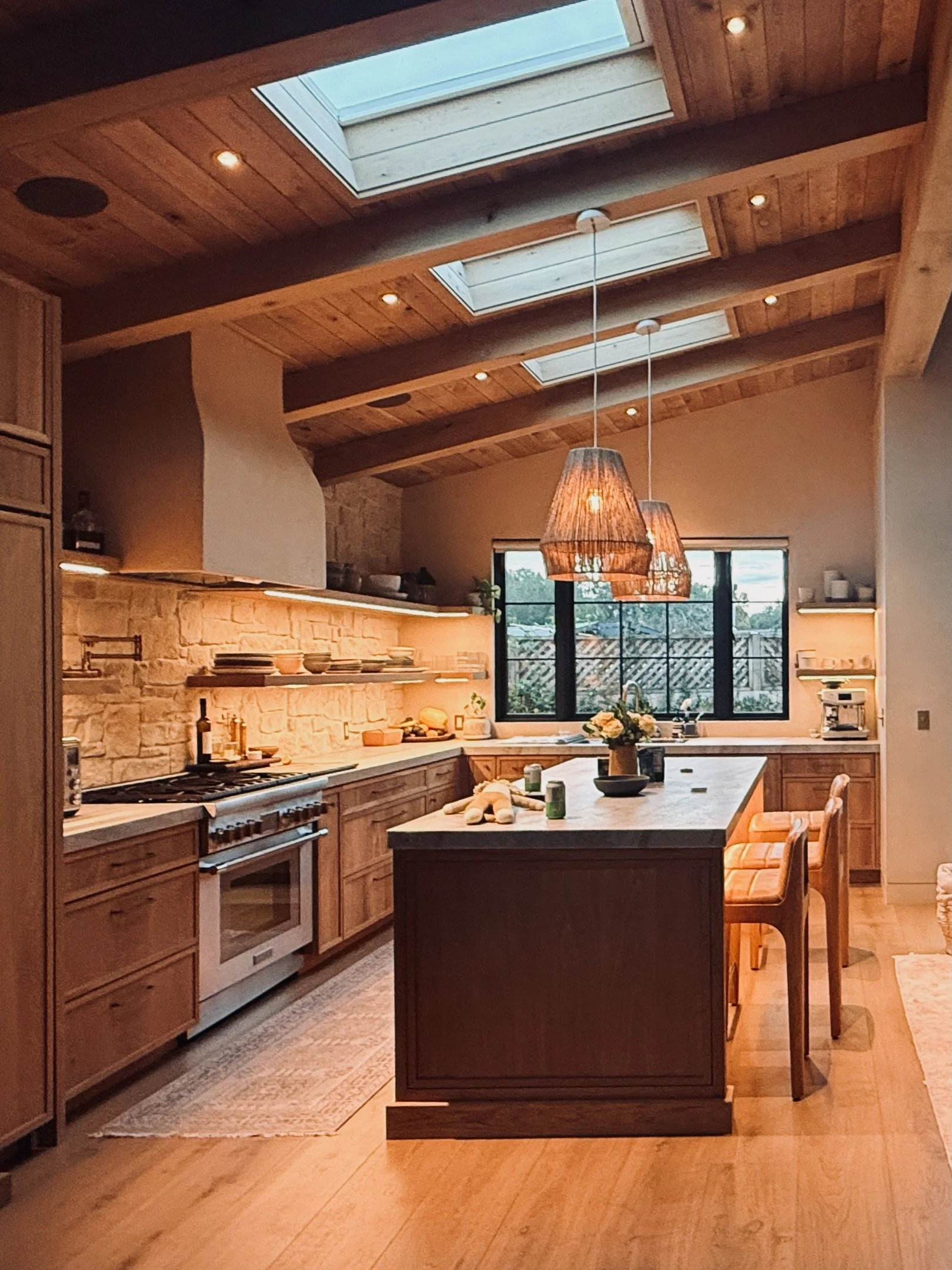 custom finished kitchen
