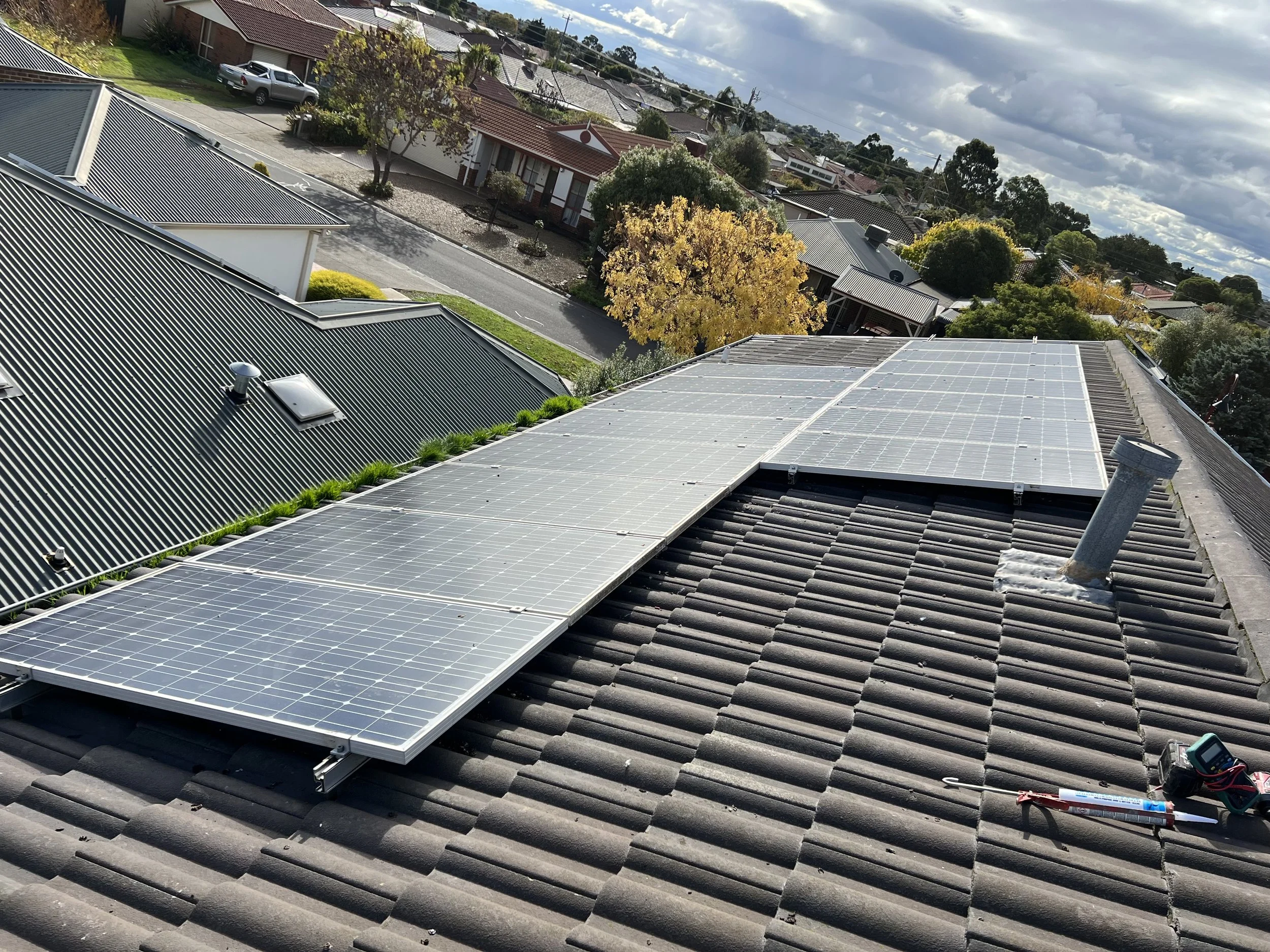 Solar battery installation by EchoVolt Electrics in Victoria