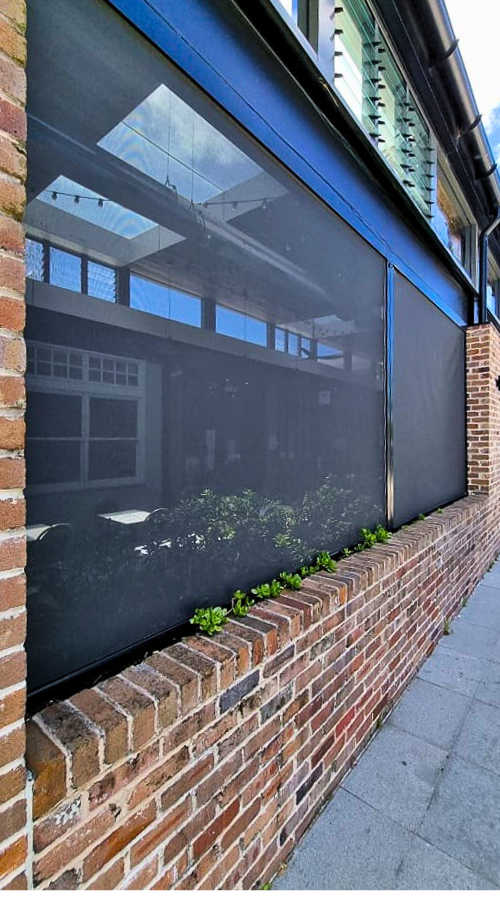 Discover Erebos Zip Outdoor Blinds