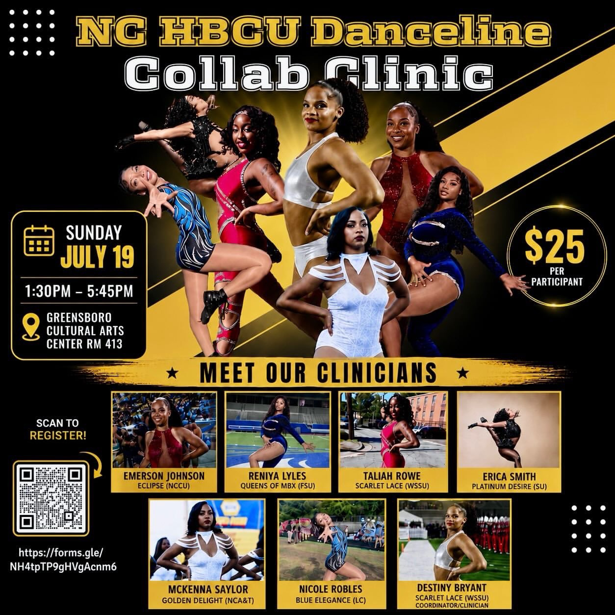 NC HBCU Danceline Collab Clinic