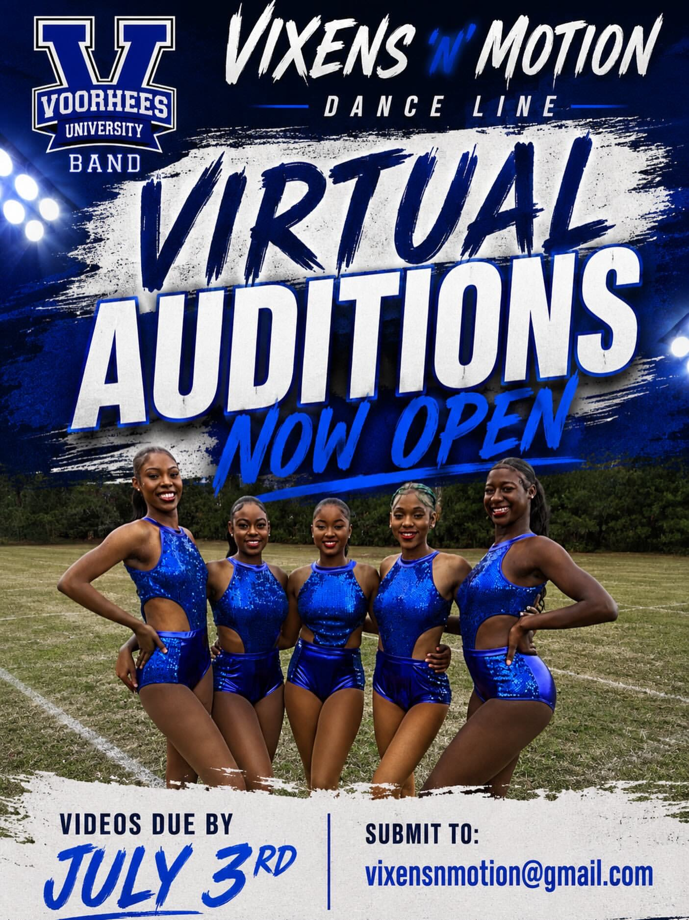 Voohees College Vixens 'n' Motion Virtual Auditions