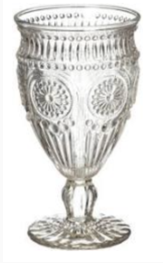 Vintage Clear Goblet