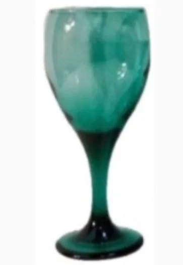 Ocean Blue Wine Glass