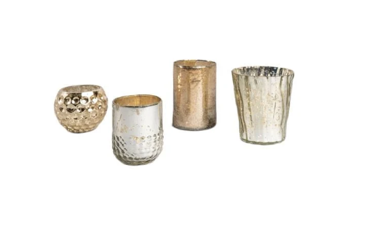 Gold Votives Assorted Rental Durango