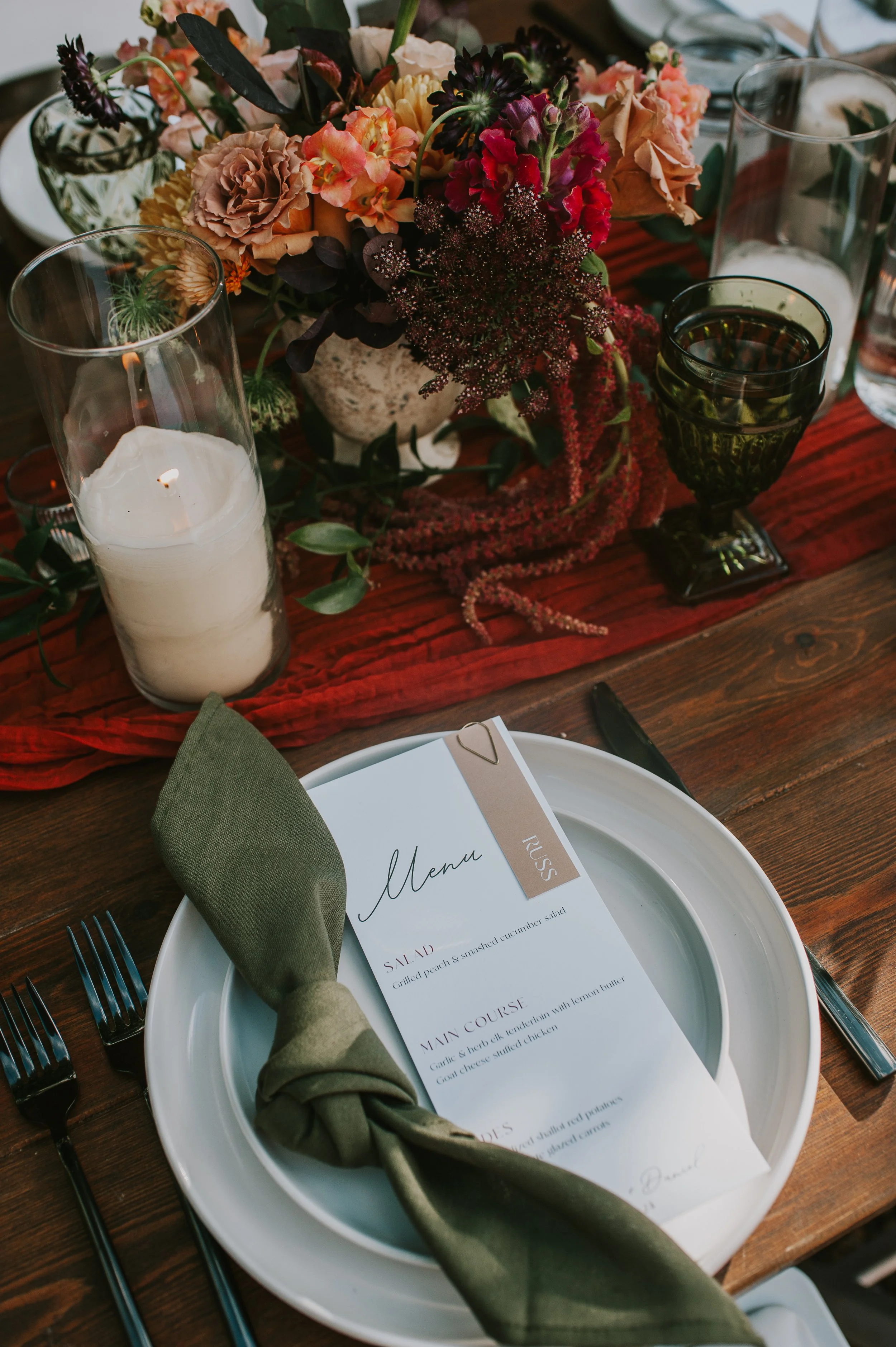 Modern Tabletop Rentals at the Wyman Hotel