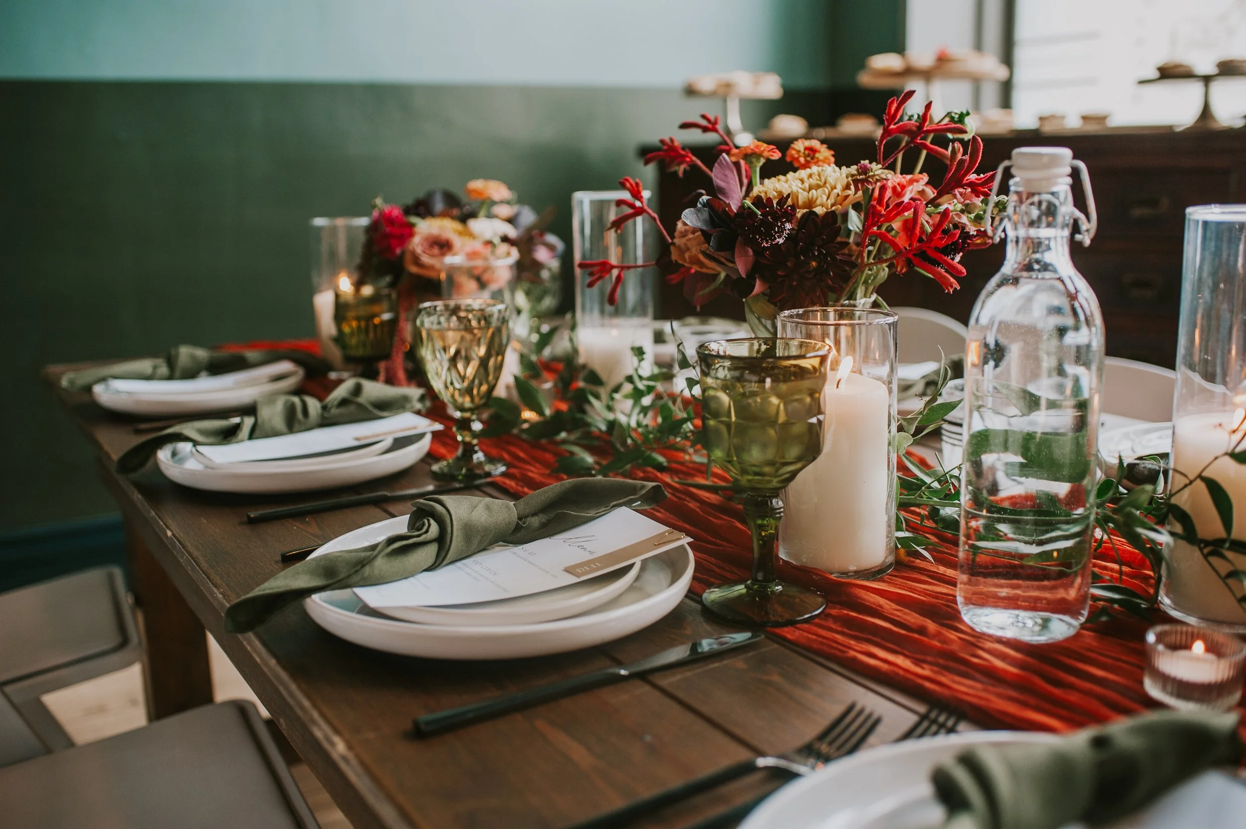 Modern Tabletop Rentals at the Wyman Hotel