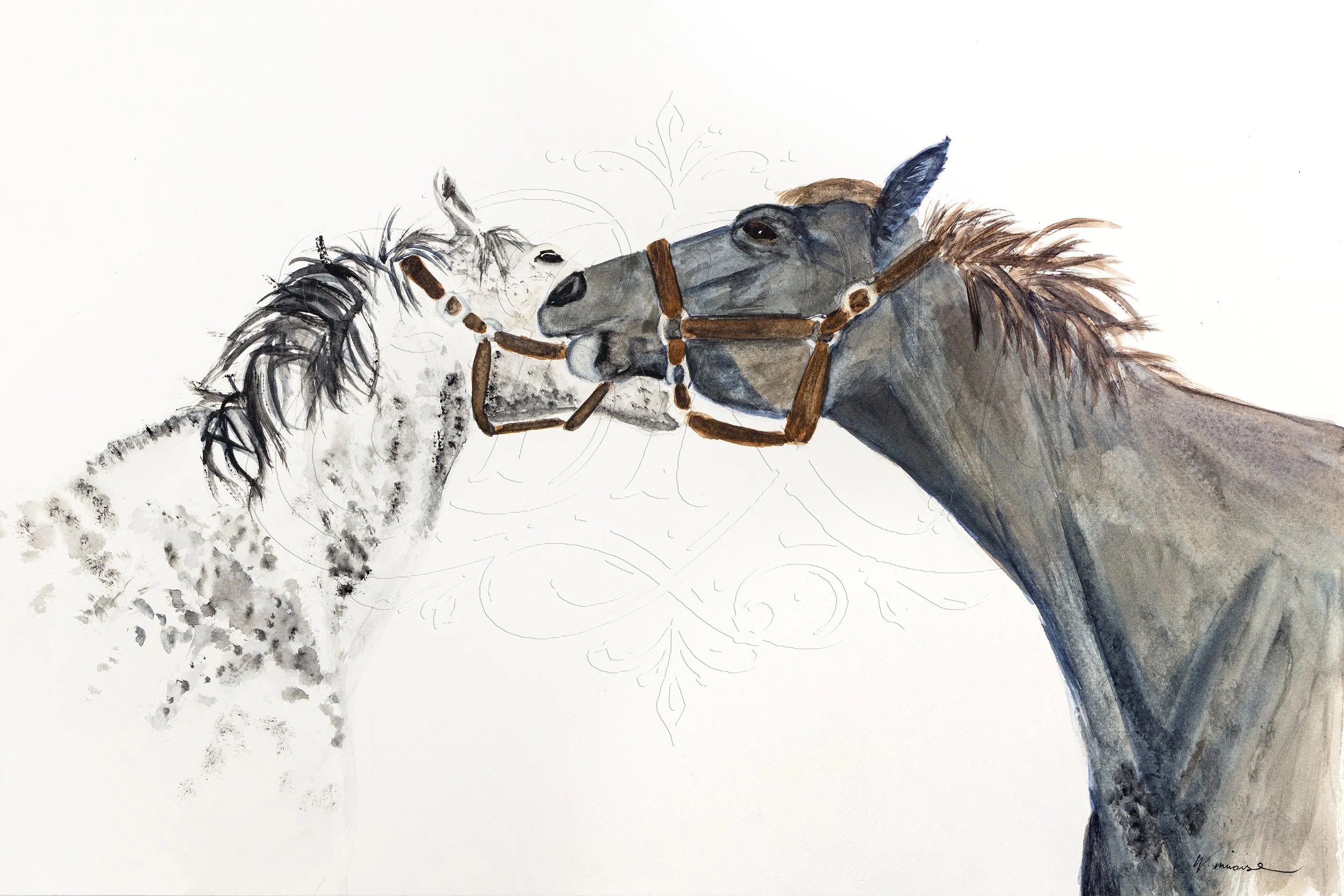 The Blue Horse and His Spirit Sister